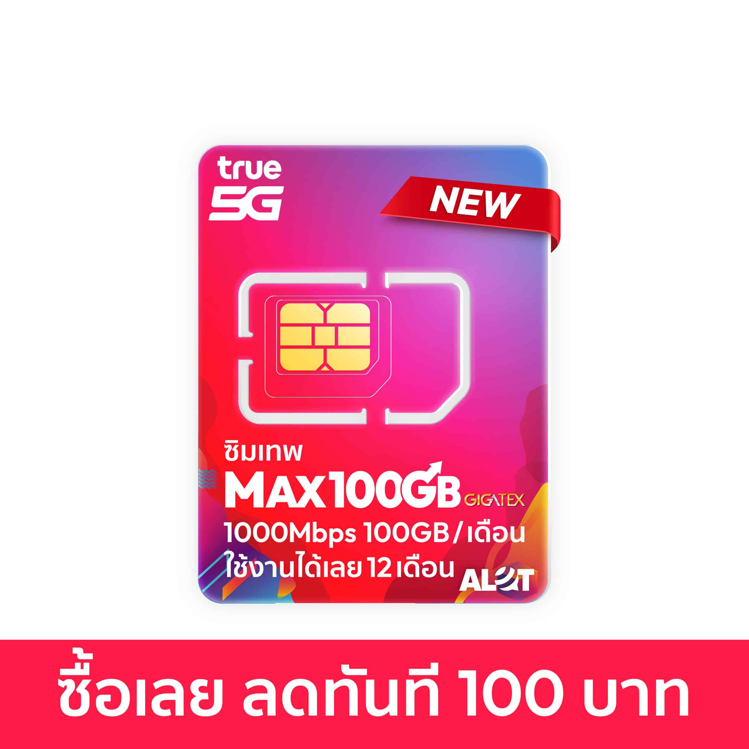 Sim-true-max100gb promotion