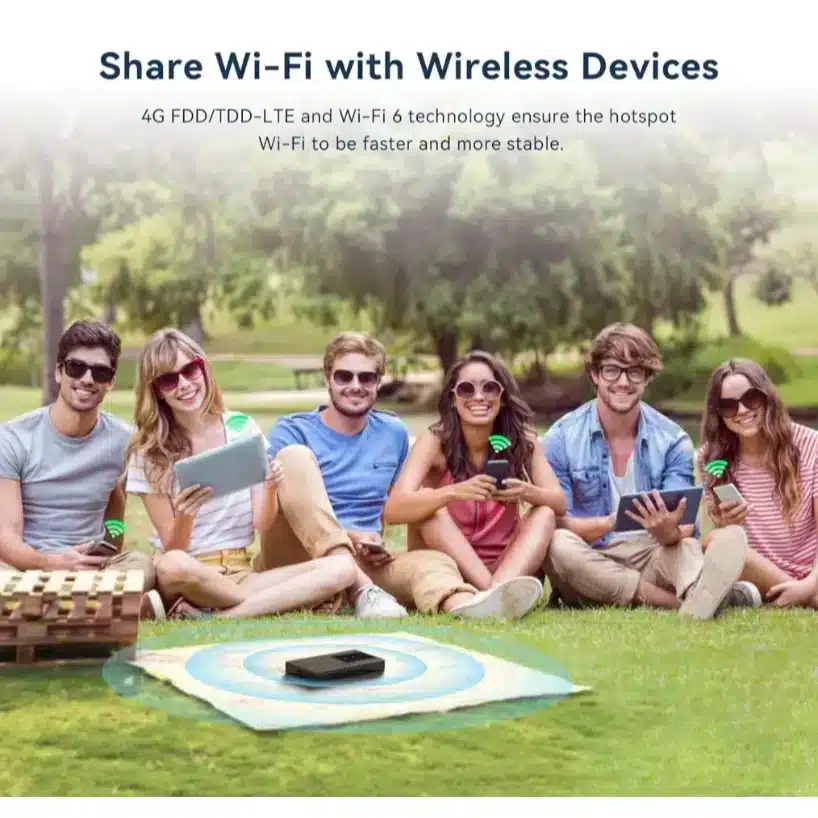 Tenda 4G180 แชร์สัญญาณ Wi-Fi 6 ให้โทรศัพท์และแท็บเล็ตหลายเครื่อง