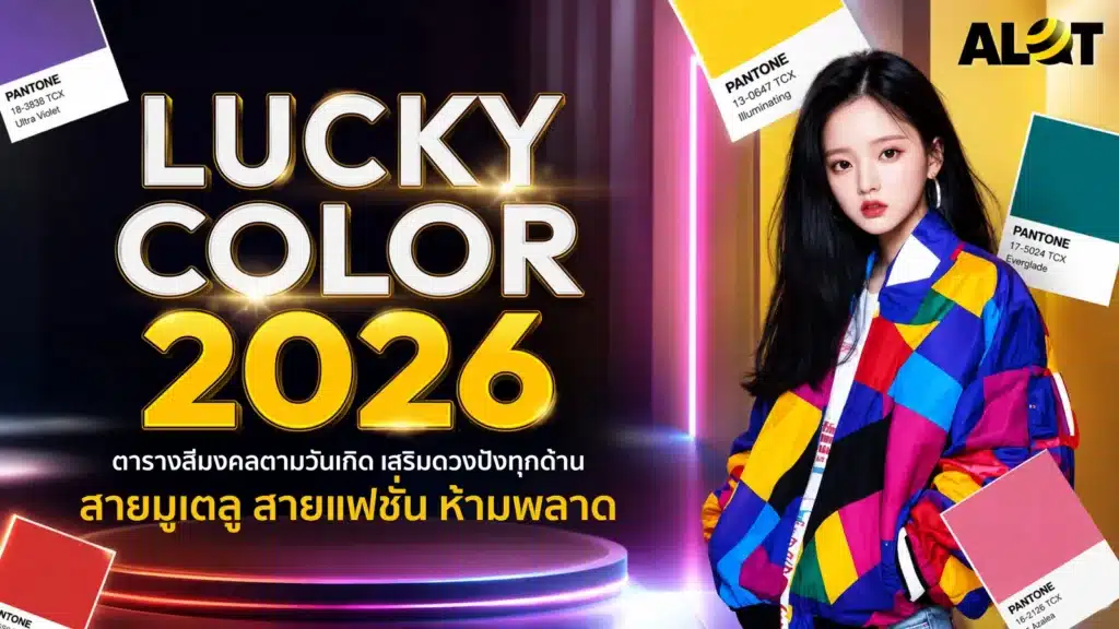 สีมงคลตามวันเกิดปี 2026 สำหรับการงาน การเงิน ความรัก และสีกาลกิณี